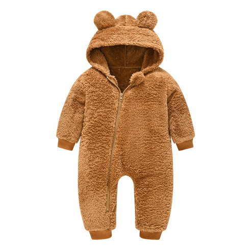 Baby's Cute Wool Sweater Jumpsuit